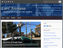 Tablet Screenshot of carlferrara.com
